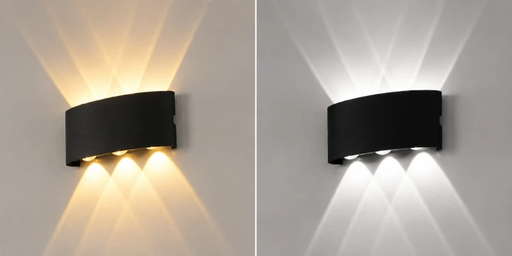 Kinkiet ścienny LED Velora 6 W wodoodporny czarny