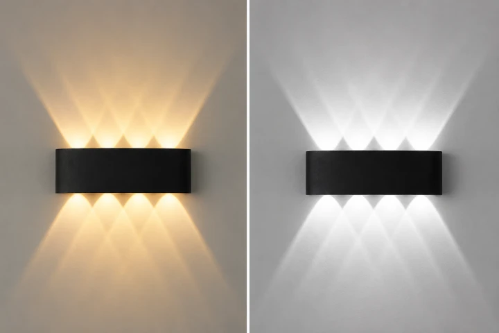 Kinkiet ścienny LED Velora 8 W wodoodporny czarny