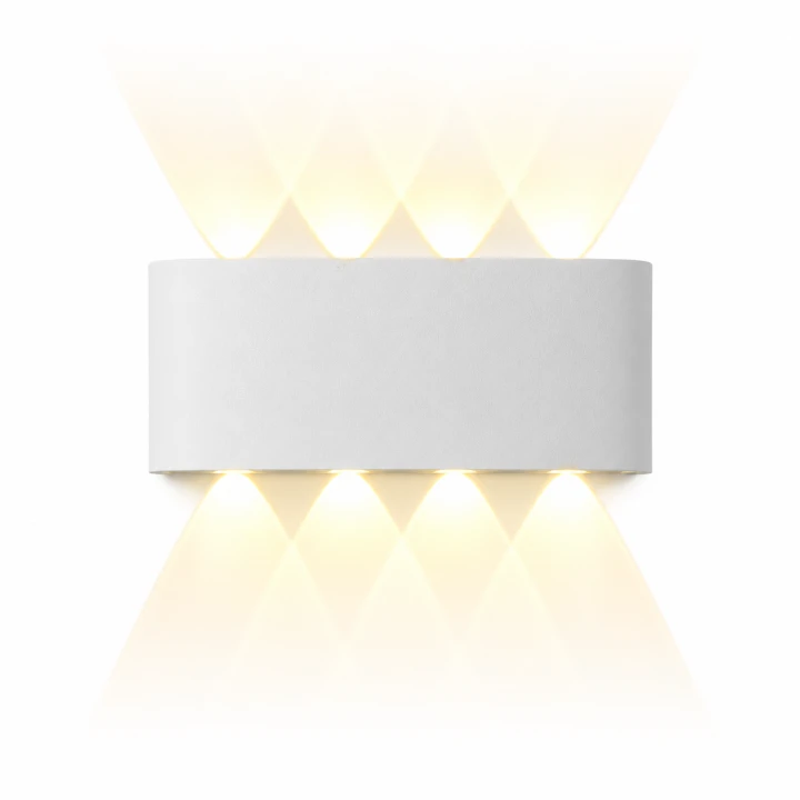 Kinkiet ścienny LED Velora 8 W wodoodporny biały