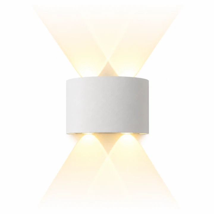 Kinkiet ścienny LED Velora 6 W wodoodporny biały
