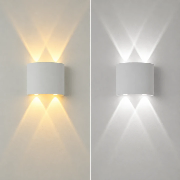 Kinkiet ścienny LED Velora 6 W wodoodporny biały
