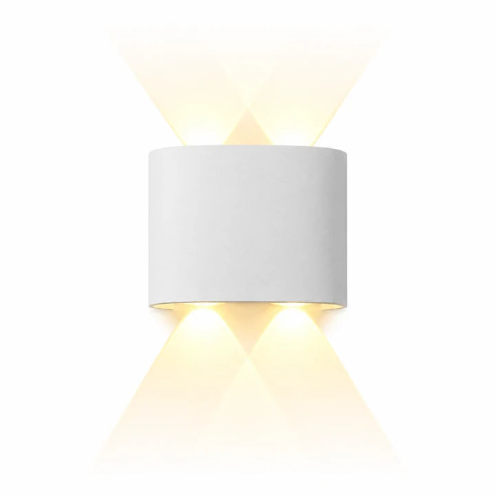 Kinkiet ścienny LED Velora 4 W wodoodporny biały