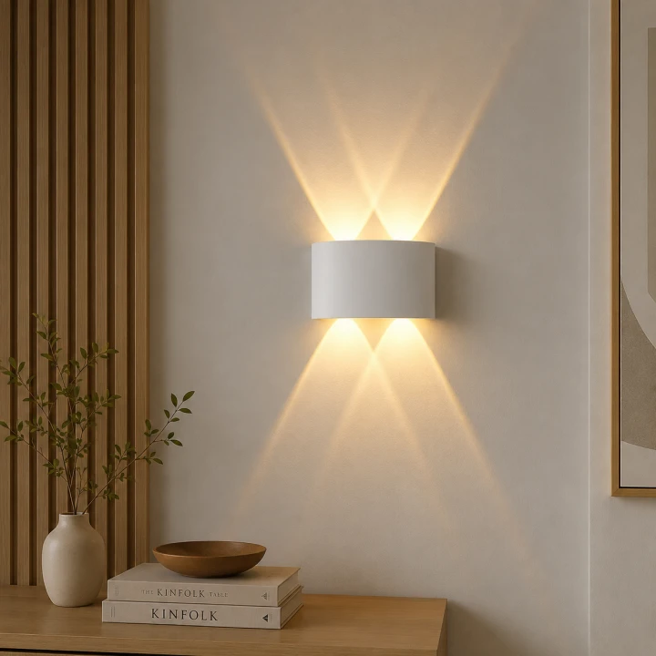 Kinkiet ścienny LED Velora 4 W wodoodporny biały