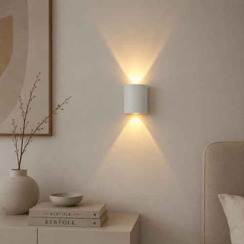 Kinkiet ścienny LED Velora 2 W wodoodporny biały