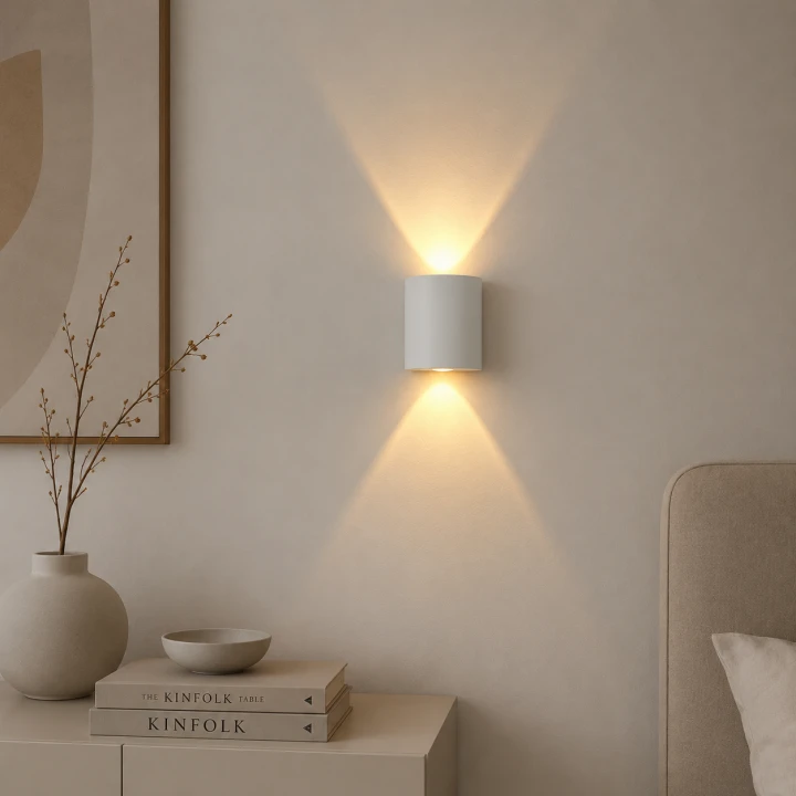 Kinkiet ścienny LED Velora 2 W wodoodporny biały