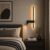 Kinkiet LED Velora Right Black 50 cm z lampką do czytania