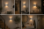 Kinkiet ścienny oświetlenie LED Cubox 10 × 10 cm biały