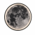 Lampa ścienna LED Moonlux Księżyc 3D 40 cm