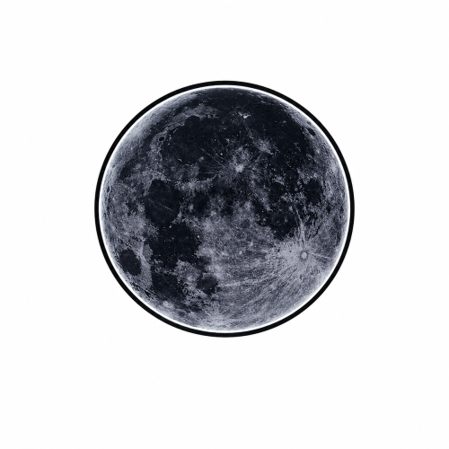 Lampa ścienna oświetlenie LED Moonlux Księżyc 3D Moon Plafon 55 cm