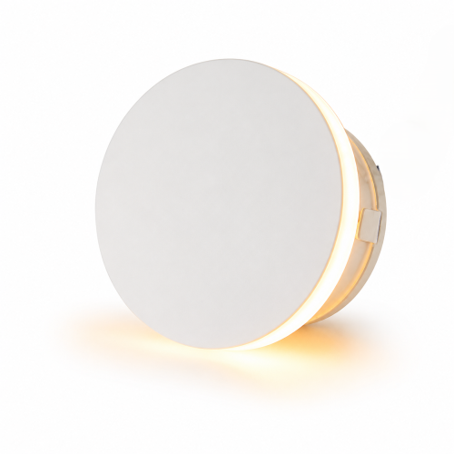 Kinkiet Elewacyjny LED z Czujnikiem Ruchu Aqua Eclipse Wodoodporna Lampa IP65 Biała z Efektem Halo