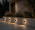 Kinkiet Elewacyjny LED z Czujnikiem Ruchu Aqua Eclipse Wodoodporna Lampa IP65 Czarny z Efektem Halo