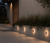 Kinkiet Elewacyjny LED z Czujnikiem Ruchu Aqua Eclipse Wodoodporna Lampa IP65 Różowe Złoto z Efektem Halo