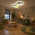 Lampa Dziecięca LED Dino Rex Plafon Sufitowy Zielony Dinozaur 3D do Pokoju Dziecka