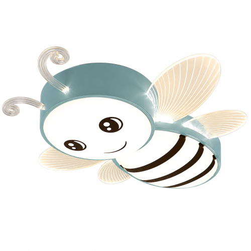 Lampa Dziecięca LED Honey Bee 3D 36W Plafon Sufitowy Wesoła Pszczółka
