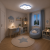 Lampa Dziecięca LED Happy Cloud 3D 32W Plafon Uśmiechnięta Chmurka Pastelowy Błękit