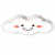 Lampa Dziecięca LED Happy Cloud 3D 32W Plafon Uśmiechnięta Chmurka Klasyczna Biel