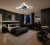 Lampa Sufitowa LED Czarna Wave Black 56W Ekskluzywny Żyrandol Fale Glamour 65cm + Pilot i Aplikacja