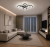 Lampa Sufitowa LED Czarna Clover Black 55W Ekskluzywny Żyrandol Pętle Glamour 70cm Pilot + Aplikac