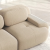 Sofa 3-osobowa modułowa Cordsamt 298 cm  miękka tapicerka, szerokie siedzisko