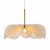 Lampa Wisząca Lniana Flora Linen 50cm Designerski Kwiat Boho Japandi