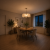 Lampa Wisząca Lniana Flora Linen 50cm Designerski Kwiat Boho Japandi