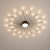 Lampa Sufitowa LED Czarno-Złota Starry Night Giant 128cm Luksusowy Żyrandol 30 Ramion Dmuchawiec