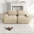 Sofa 2-osobowa modułowa Cordsamt 208cm new design