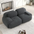 Sofa 2-osobowa modułowa Cordsamt 208cm new design