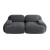Sofa 2-osobowa modułowa Cordsamt 208cm new design