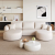 Duża Modułowa Kanapa Chmura Sofa bez montażu 266cm