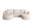 Duża Modułowa Kanapa Chmura Sofa bez montażu 266cm