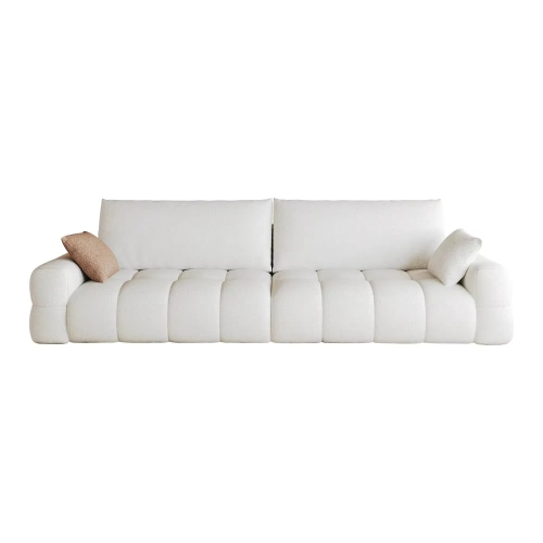 Sofa 260 cm bezszkieletowa modułowa – kompresyjna sofa z głębokim siedziskiem