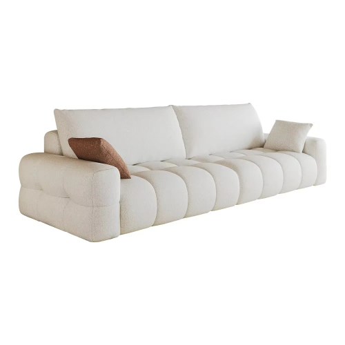 Sofa 260 cm bezszkieletowa modułowa – kompresyjna sofa z głębokim siedziskiem