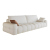 Sofa 260 cm bezszkieletowa modułowa – kompresyjna sofa z głębokim siedziskiem
