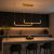 Lampa Wisząca LED Złota Curve Black Line 90cm Liniowy Łuk Nad Stół i Wyspę Modern Loft