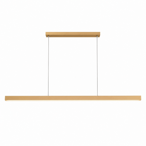 Lampa Wisząca LED Drewniana Natura Line 120cm Liniowa Nad Stół i Wyspę Japandi Boho