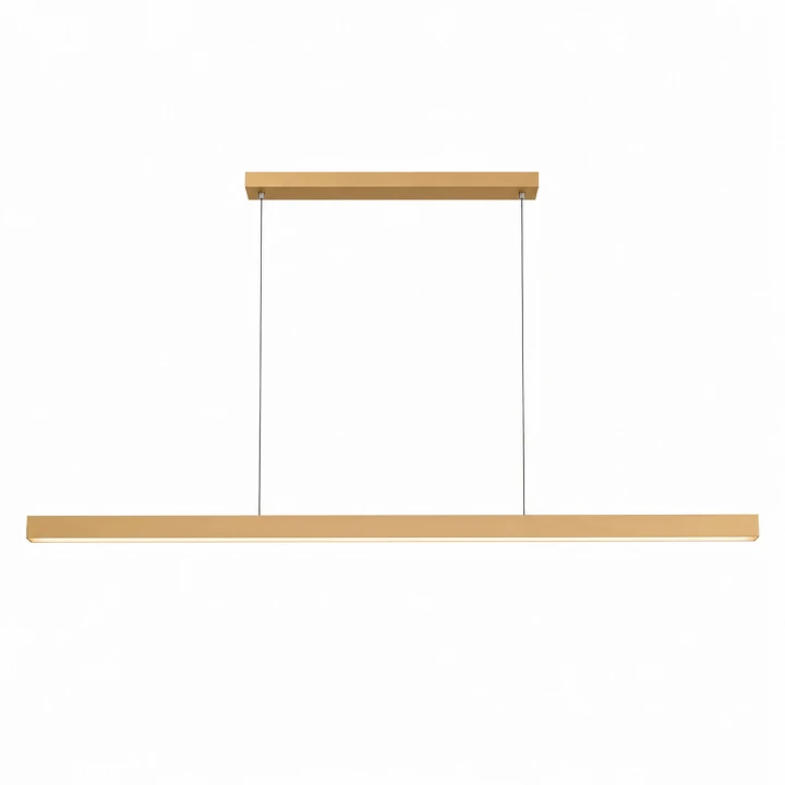 Lampa Wisząca LED Drewniana Natura Line 120cm Liniowa Nad Stół i Wyspę Japandi Boho