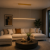 Lampa Wisząca LED Drewniana Natura Line 120cm Liniowa Nad Stół i Wyspę Japandi Boho