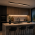 Lampa Sufitowa LED Czarna Linear Ceiling Slim 100cm Plafon Natynkowy Kinkiet