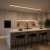 Lampa Sufitowa LED Biała Linear Ceiling Slim 150cm Plafon Natynkowy Kinkiet
