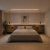 Lampa Sufitowa LED Biała Linear Ceiling Slim 150cm Plafon Natynkowy Kinkiet