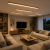 Lampa Sufitowa LED Drewniana Linear Ceiling Walnut 100cm Plafon Natynkowy Kinkiet Japandi Orzech