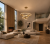 Lampa Wisząca LED Złota Triple Ring Gold Modern Żyrandol 3 Okręgi Glamour