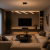 Czarna Lampa Wisząca LED Liniowa Fala 100 cm Modern Minimalist WAVE LINE