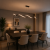 Czarna Lampa Wisząca LED Liniowa Fala 120 cm Modern Minimalist WAVE LINE