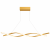 Złota Lampa Wisząca LED Liniowa Fala 100 cm Modern Minimalist WAVE LINE