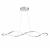 Lampa Wisząca LED Chromowa Wave Twist 92cm Skręcona Fala 4500lm Nad Stół Modern Loft