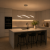 Lampa Wisząca LED Chromowa Wave Twist 92cm Skręcona Fala 4500lm Nad Stół Modern Loft