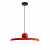 Designerska Lampa Wisząca LED Żyrandol UFO Talerz Czerwony 40 CM