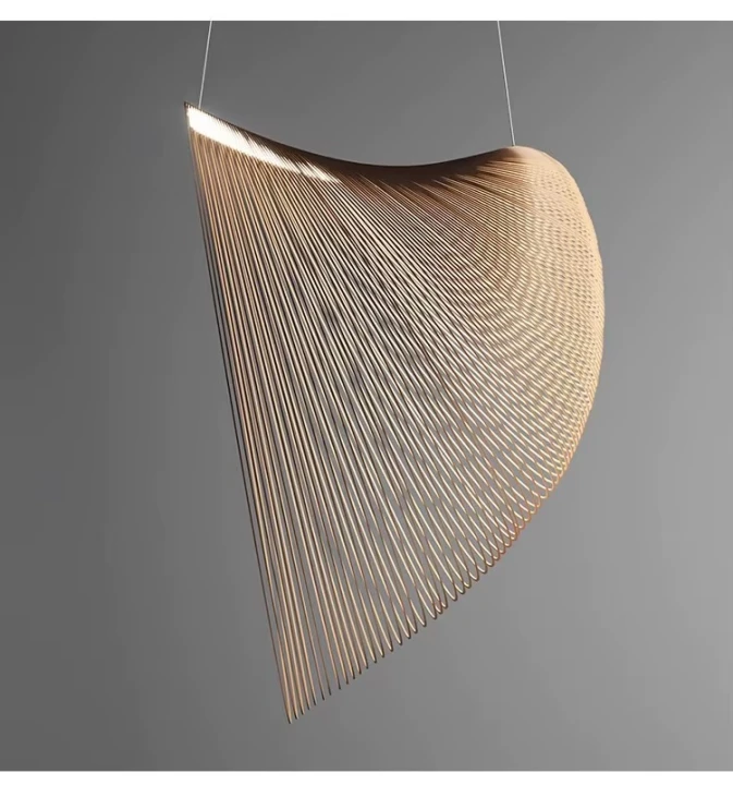 Nowoczesna Lampa Wisząca Nest Fall 40 / 60 / 80 cm wood color